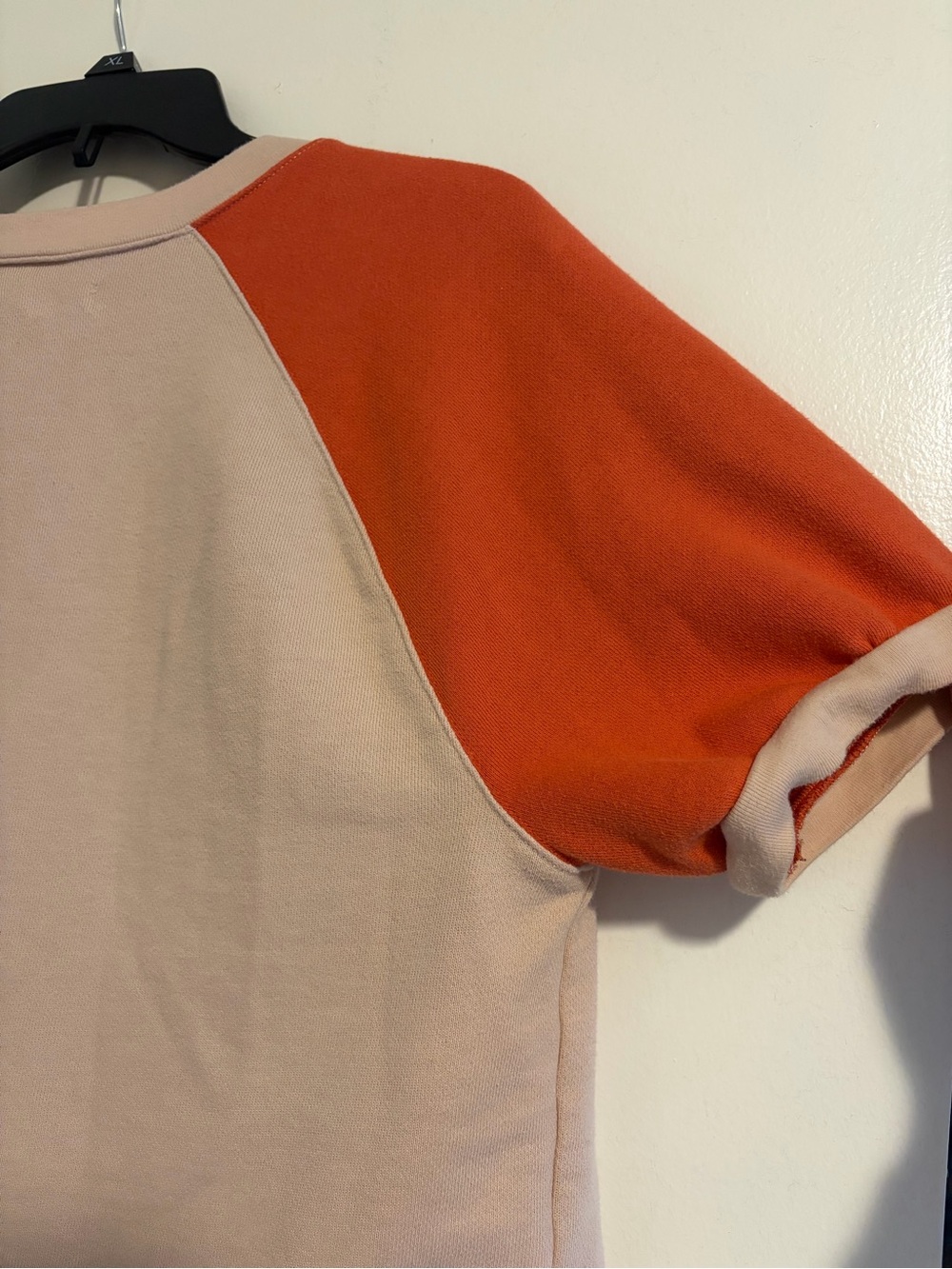 Madewell Color Block Short Sleeve Sweatshirt Tee - Picture 4 of 6